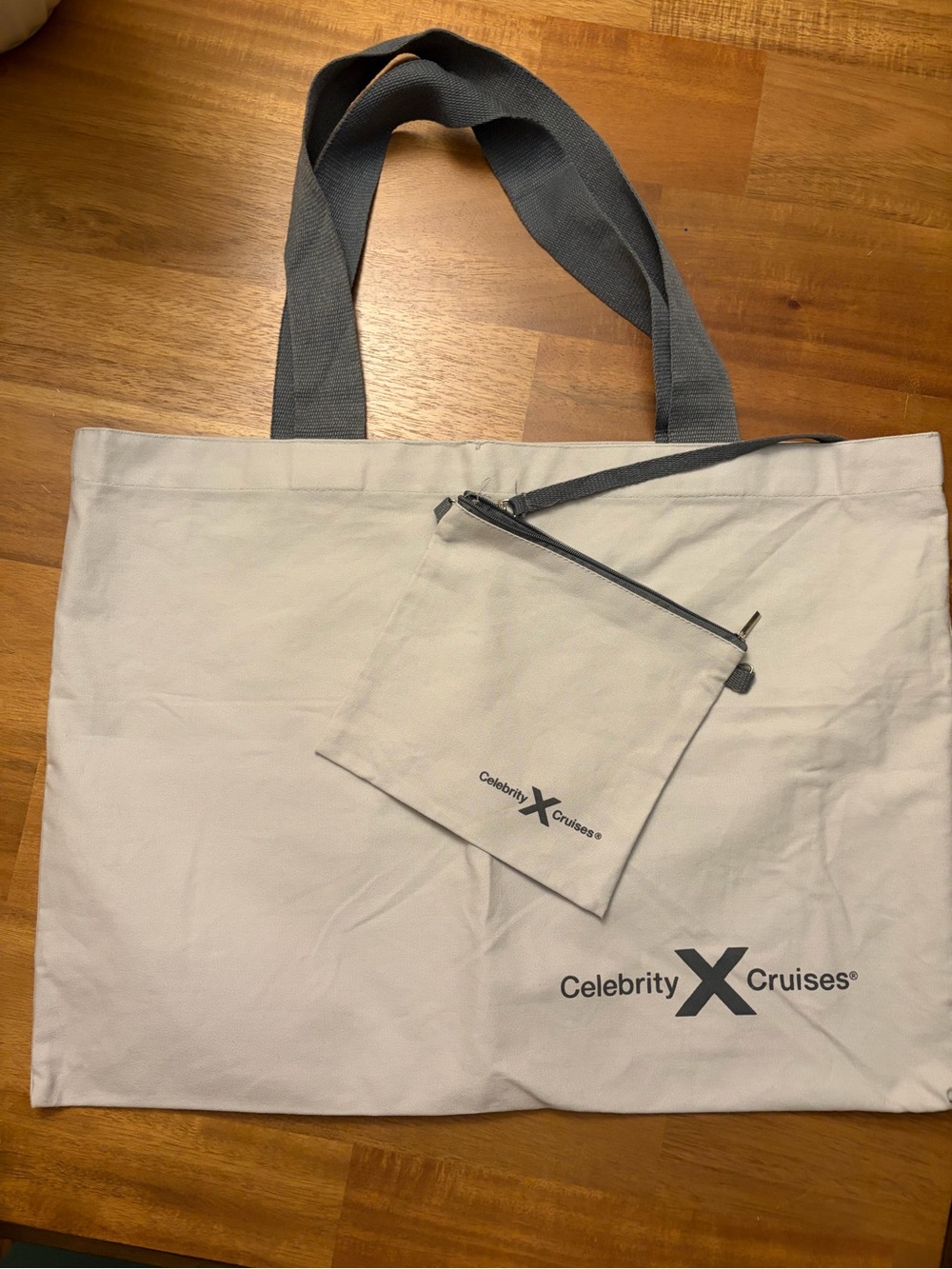 Celebrity Cruises Canvas Tote with Inner Pouch